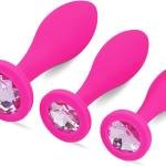 3pcs Butt Plug Silicone Anal Plugs