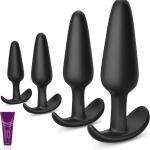 4PCS Silicone Anal Butt Plug Set