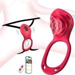 Couples Rose App Remote Control Panty Vibrator