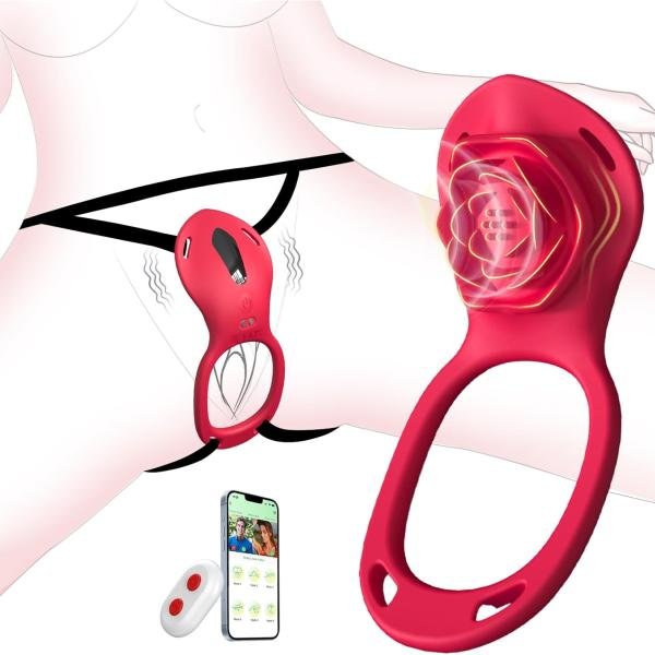 Couples Rose App Remote Control Panty Vibrator