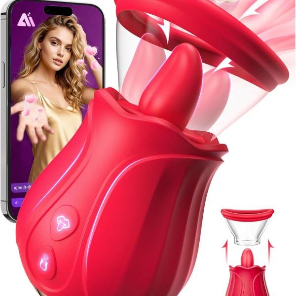 Linking & Sucking Vibrator Sex Toy