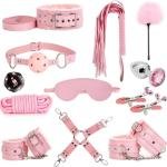 Pink BDSM Kit Sex Toys Bondage