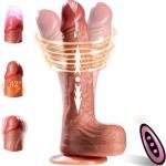 Realistic Remote Control Vibrator Dildo