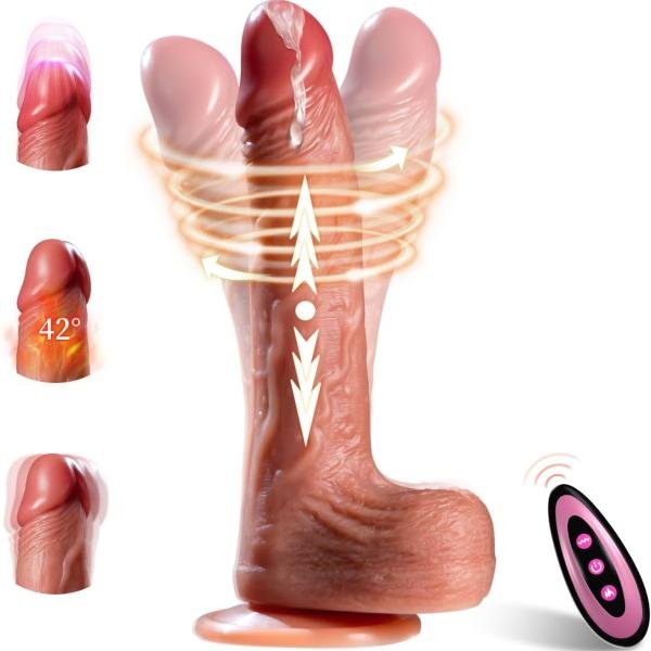 Realistic Remote Control Vibrator Dildo