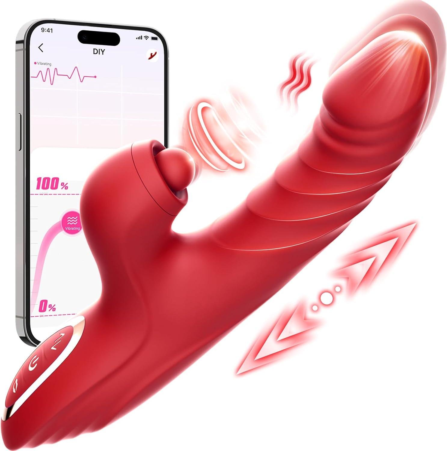 Toendi G Spot Vibrator Dildo