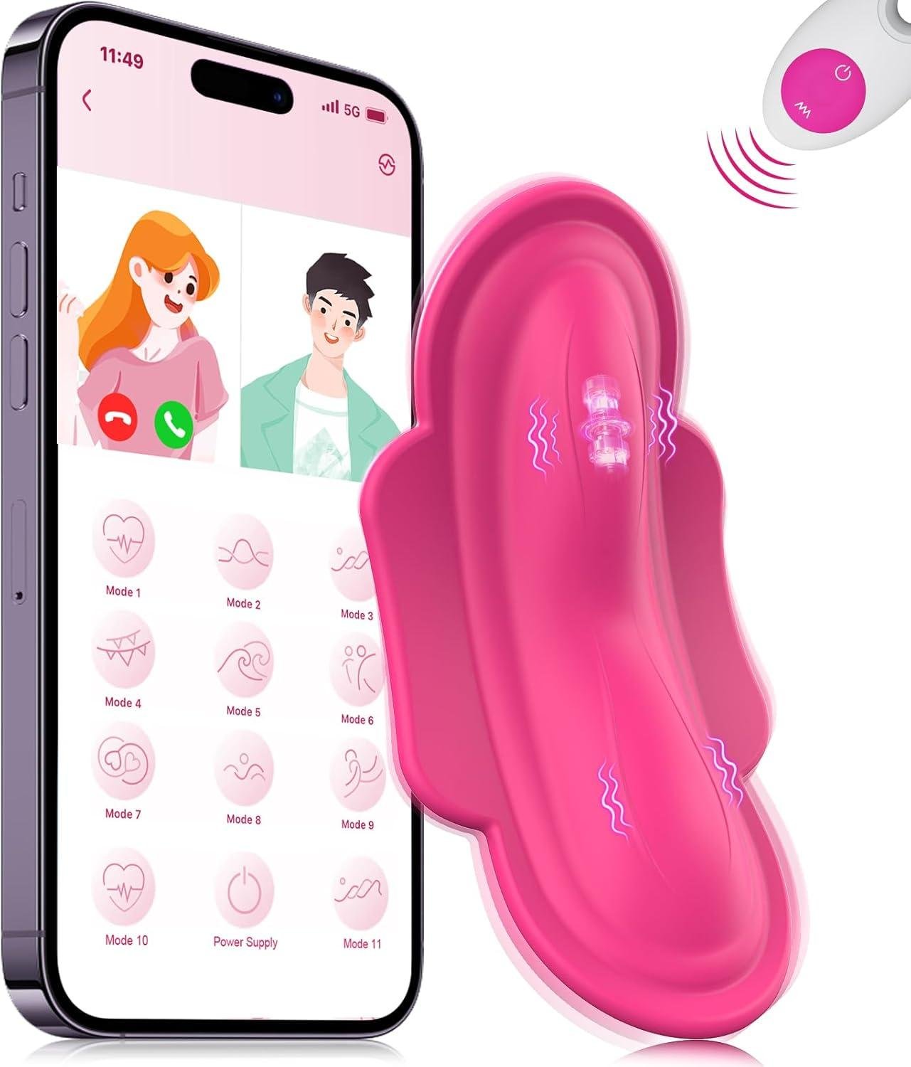 Wearable App Control Panty Vibrator